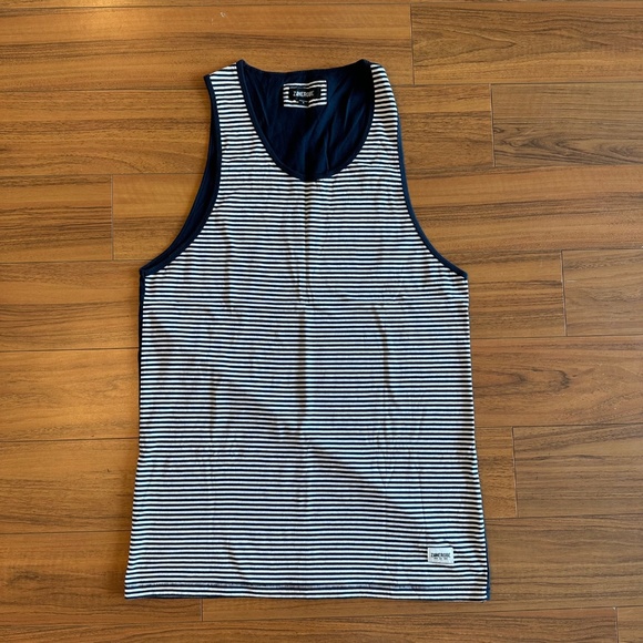 Zanerobe Blue/White Striped Tank (Size M) - Picture 1 of 3